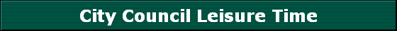 City Council Leisure Time