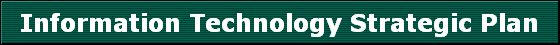 Information Technology Strategic Plan