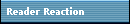 Reader Reaction