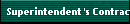 Superintendent's Contract