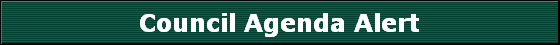 Council Agenda Alert