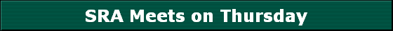SRA Meets on Thursday